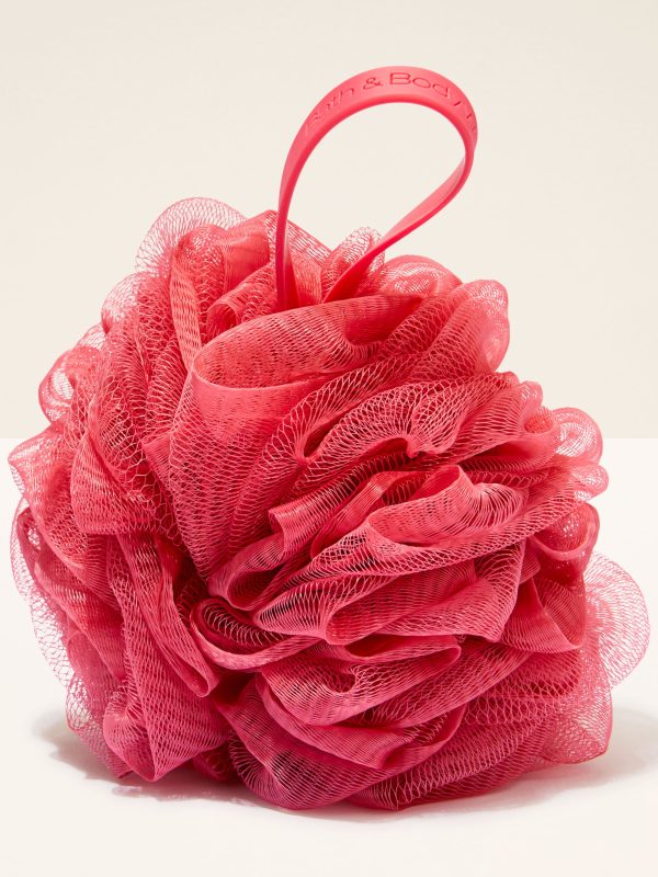 Loofah Bath Sponge Deep Blush