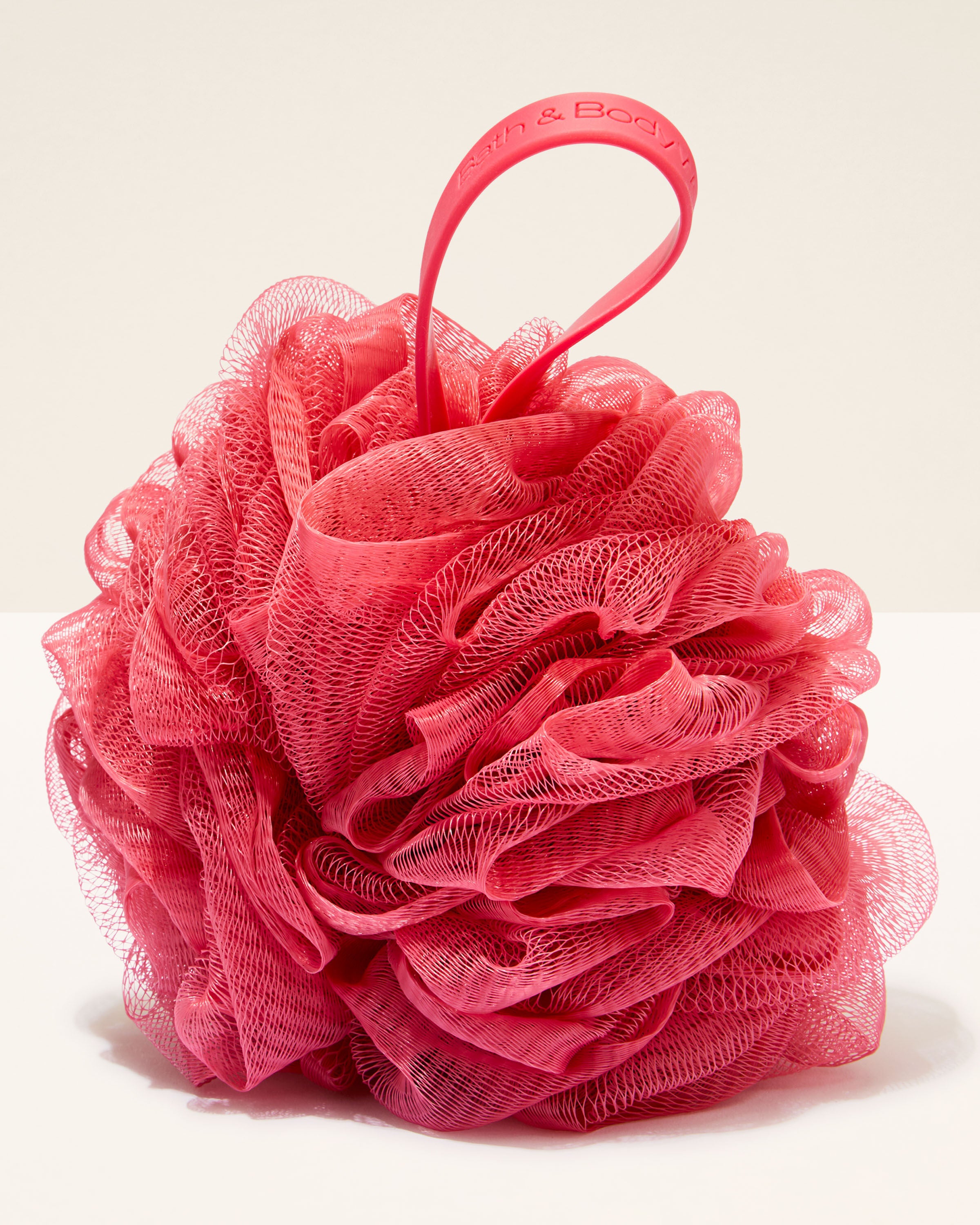Loofah Bath Sponge Deep Blush