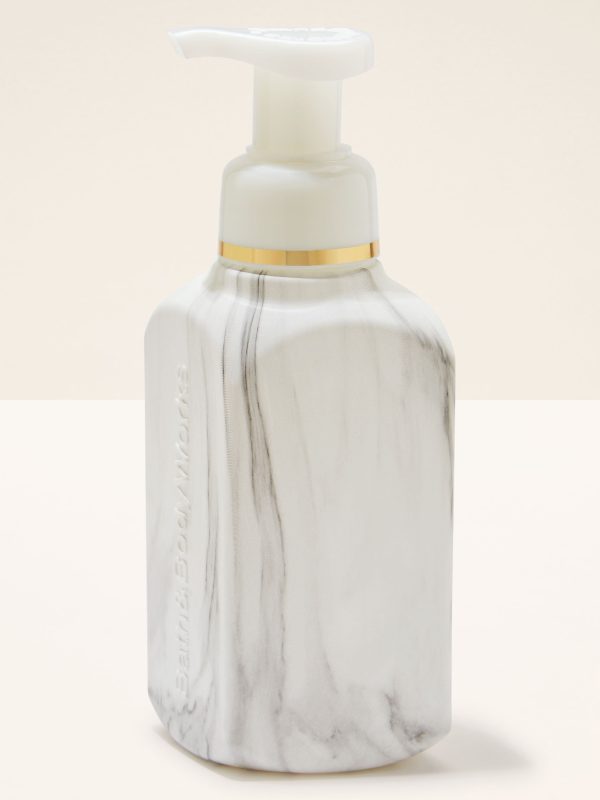 Gentle & Clean Foaming Hand Soap Dispenser White Marble