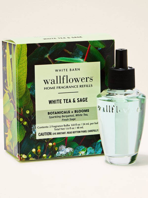 Wallflowers Refills 2-Pack White Tea & Sage 0.8 fl oz / 24 mL Each
