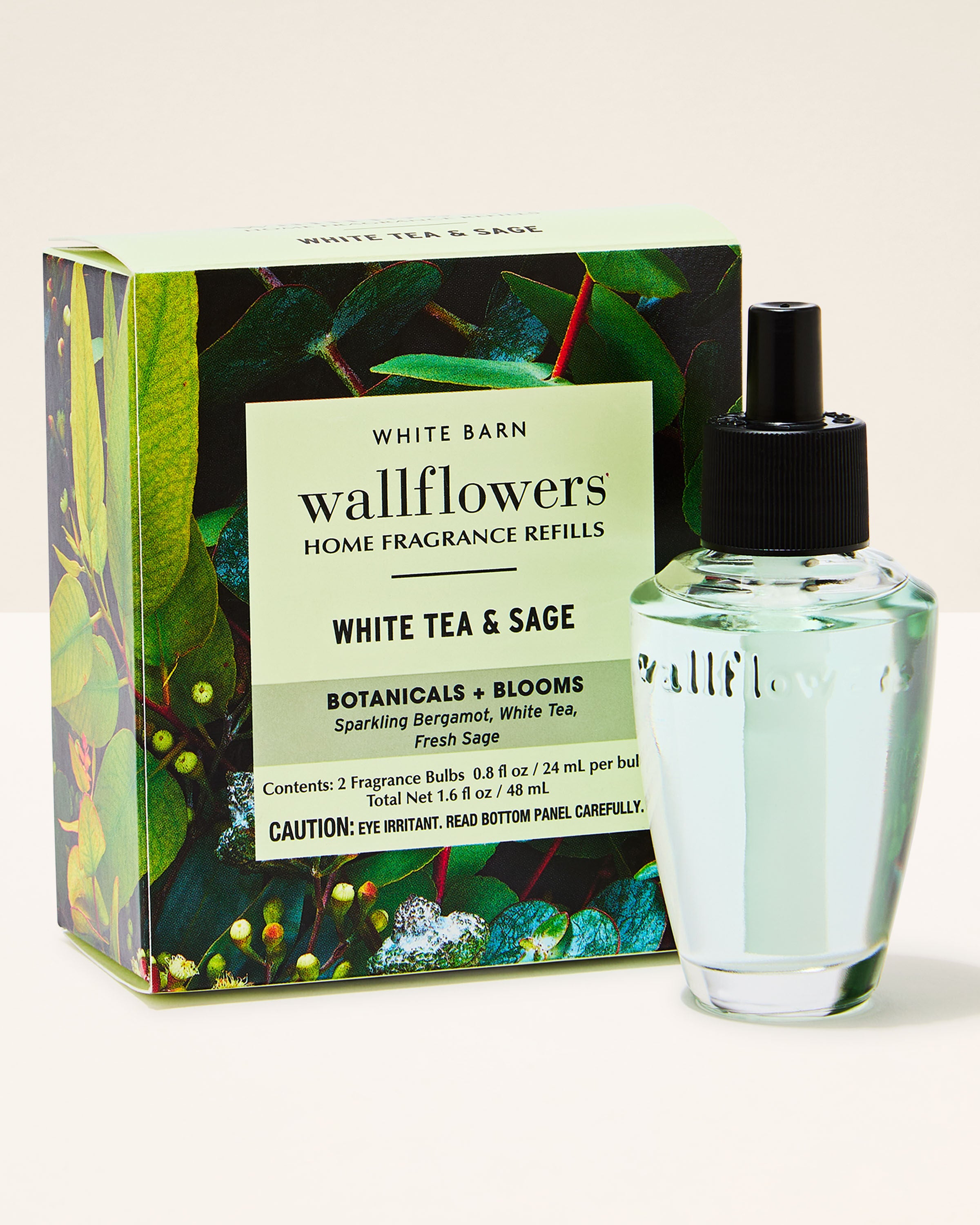 Wallflowers Refills 2-Pack White Tea & Sage 0.8 fl oz / 24 mL Each