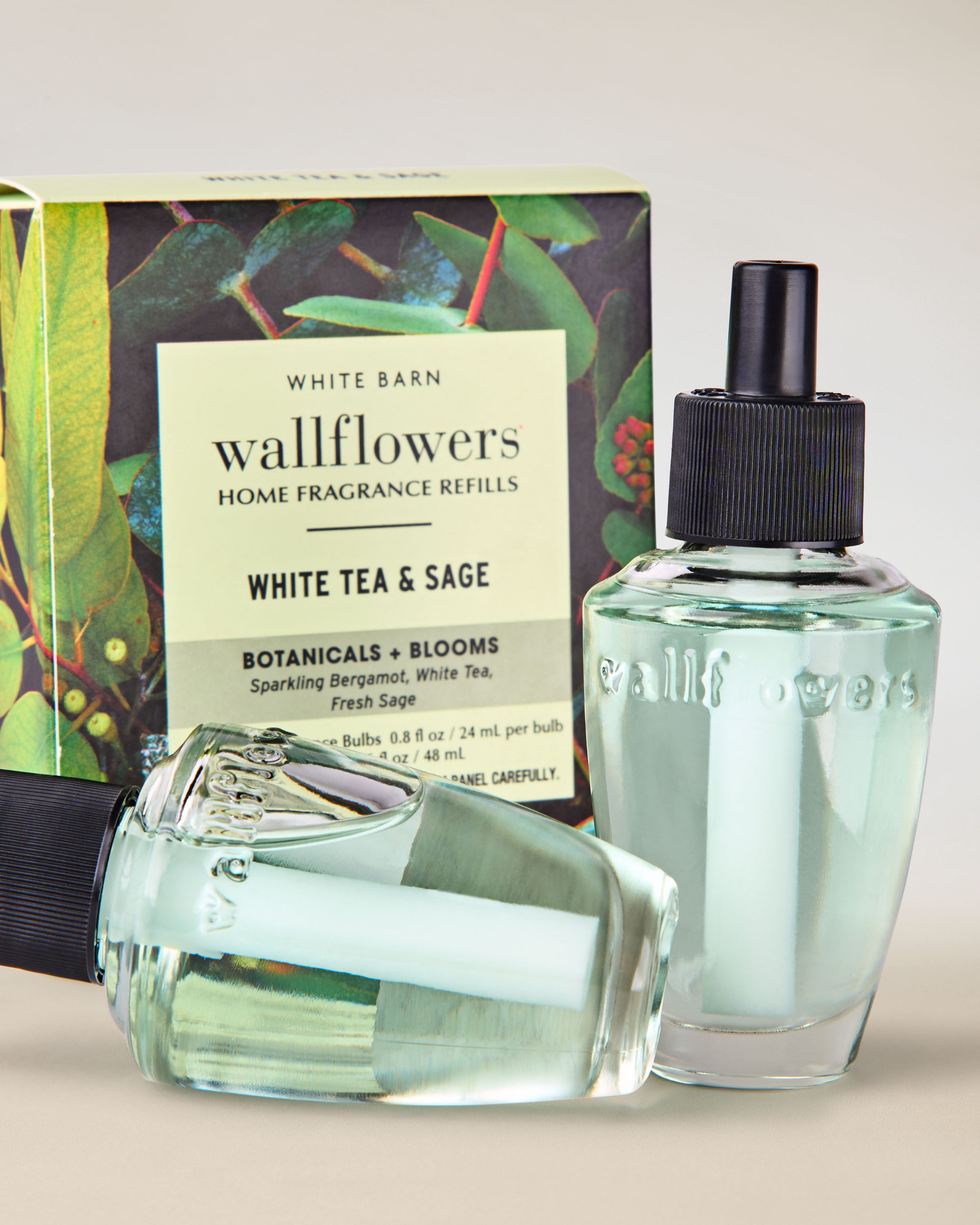 Wallflowers Refills 2-Pack White Tea & Sage 0.8 fl oz / 24 mL Each - Image 2