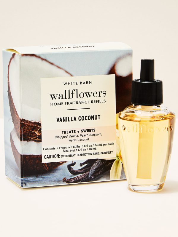 Wallflowers Refills 2-Pack  Vanilla Coconut 0.8 fl oz / 24 mL Each