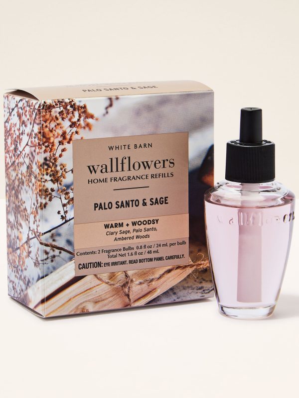 Wallflowers Refills 2-Pack Palo Santo & Sage 0.8 fl oz / 24 mL Each