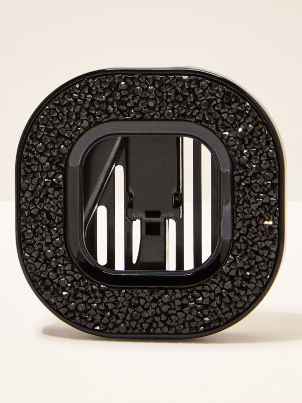 Car Fragrance Holder  Black Glitter