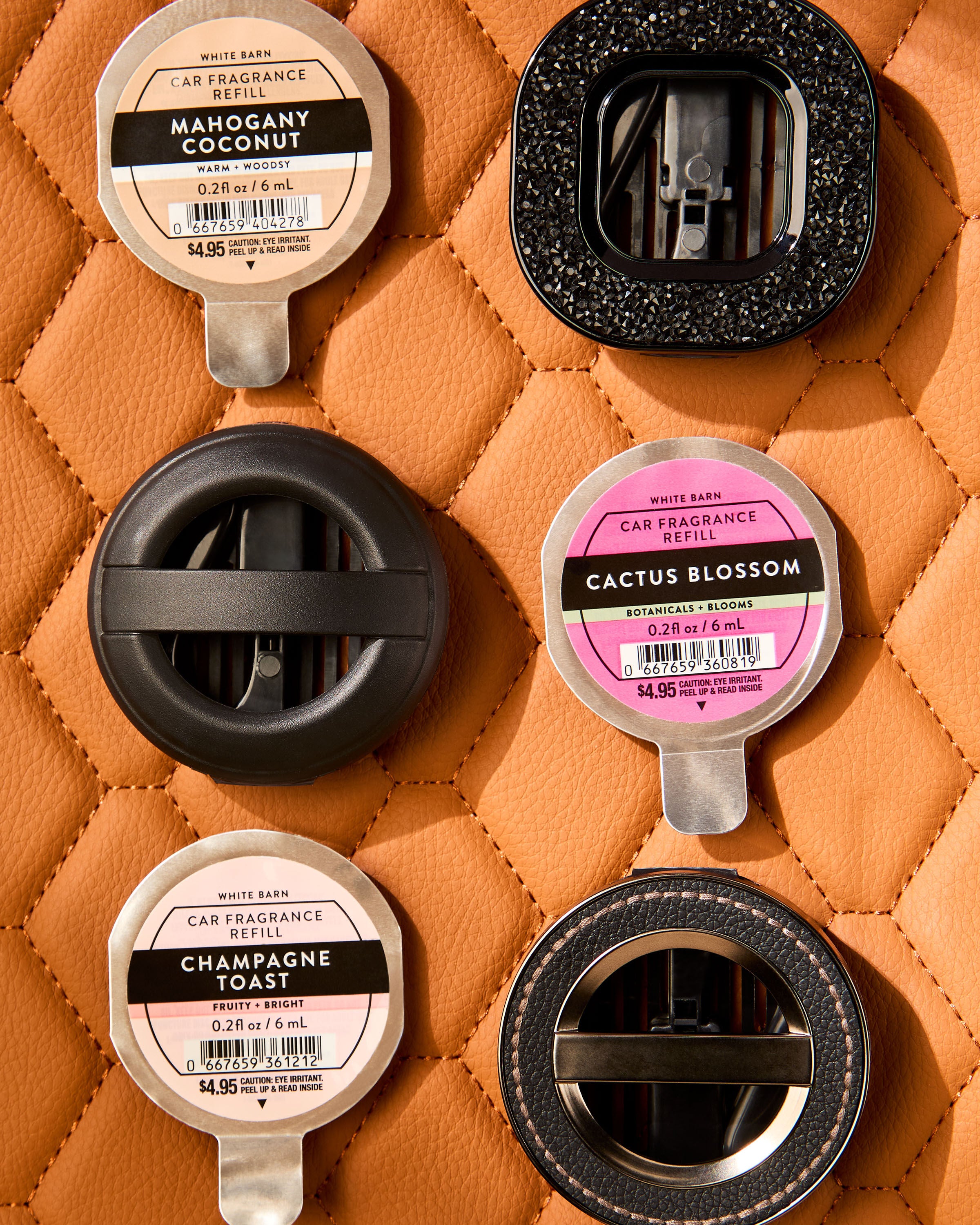 Car Fragrance Holder Black Glitter - Image 4