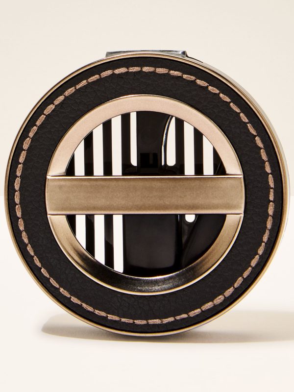 Car Fragrance Holder  Leather Stitched