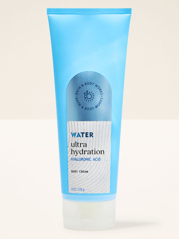 Body Cream  Water Ultra Hydration With Hyaluronic Acid 8 oz / 226 g