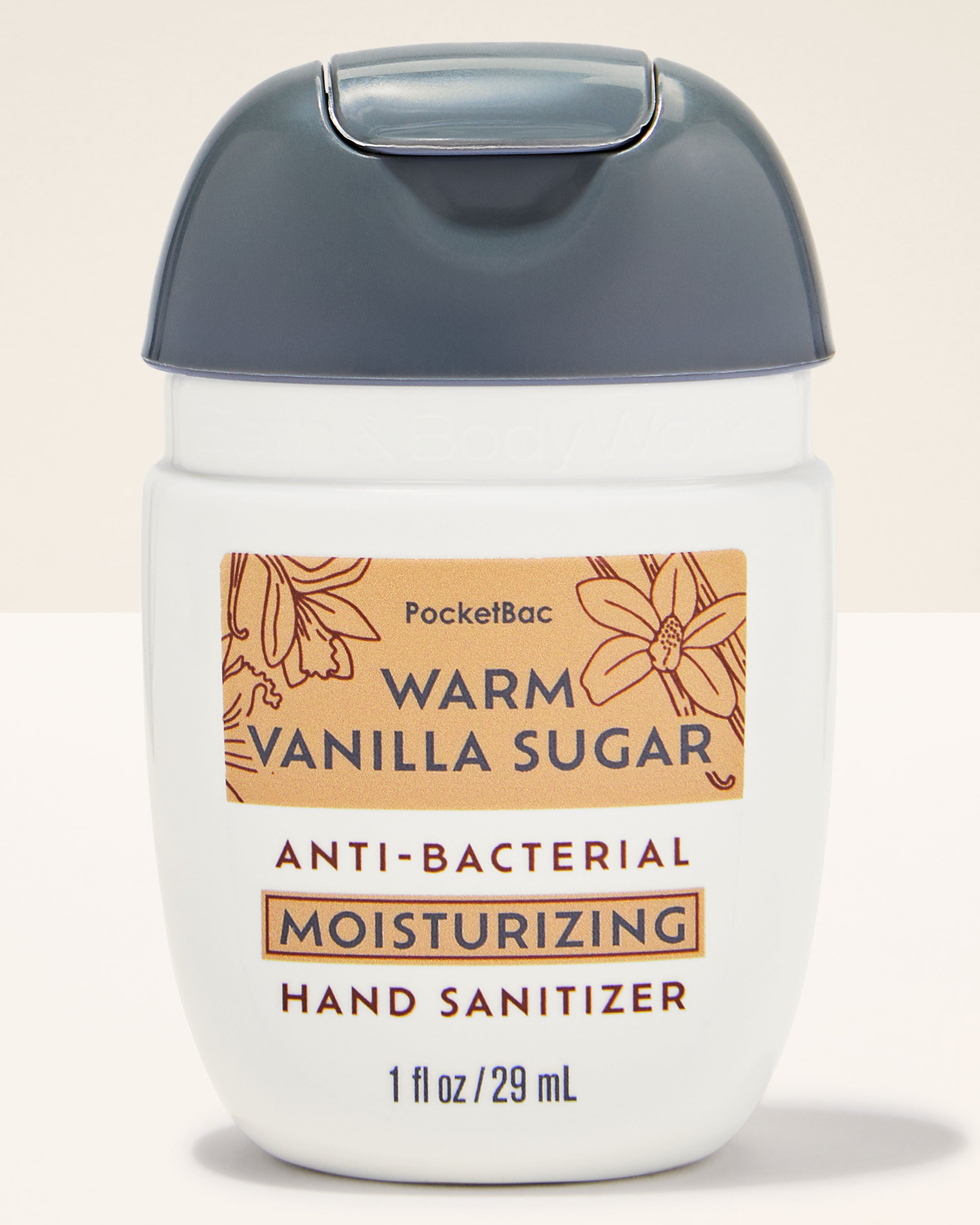 Moisturizing PocketBac Hand Sanitizer Warm Vanilla Sugar 1 fl oz / 29 mL