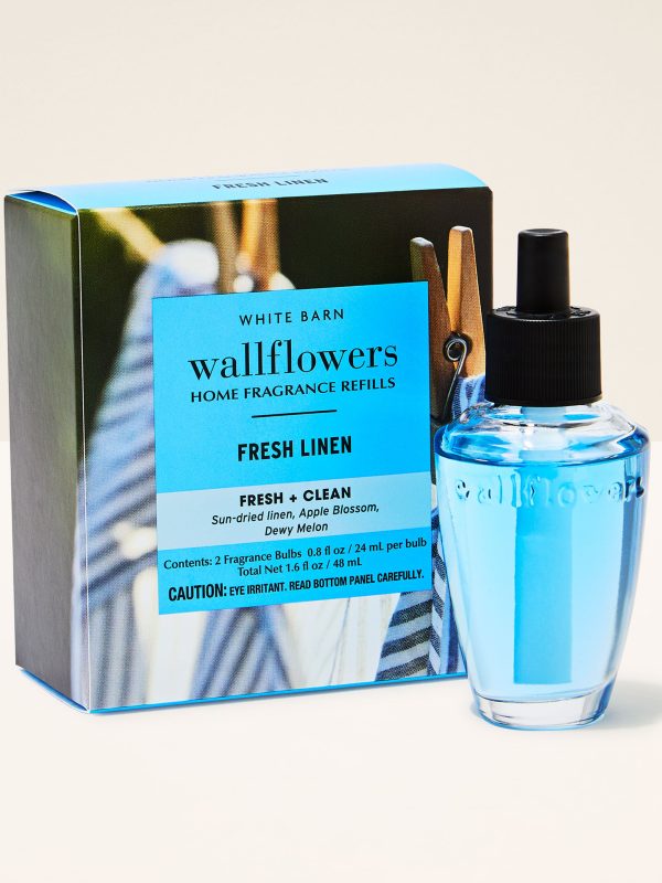 Wallflowers Refills 2-Pack  Fresh Linen 0.8 fl oz / 24 mL Each