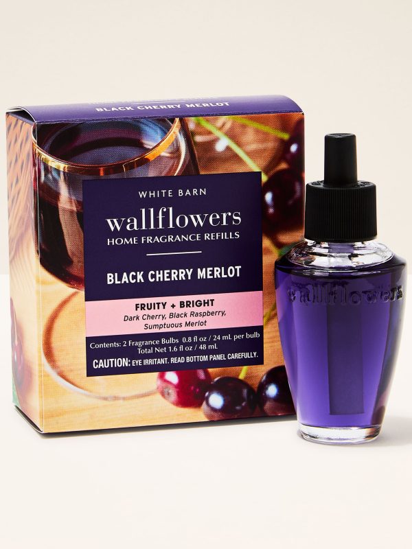 Wallflowers Refills 2-Pack Black Cherry Merlot 0.8 fl oz / 24 mL Each