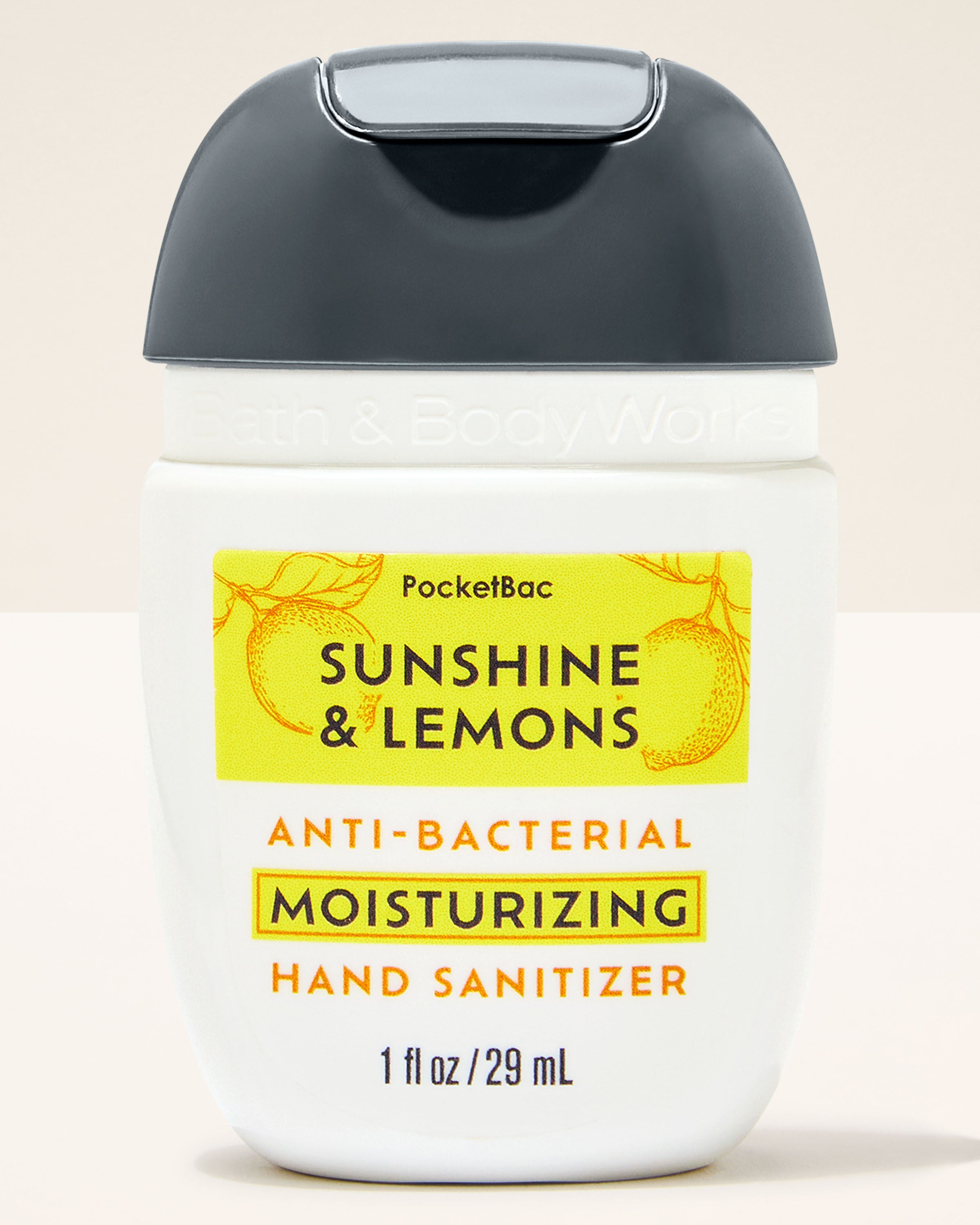 Moisturizing PocketBac Hand Sanitizer Sunshine & Lemons 1 fl oz / 29 mL
