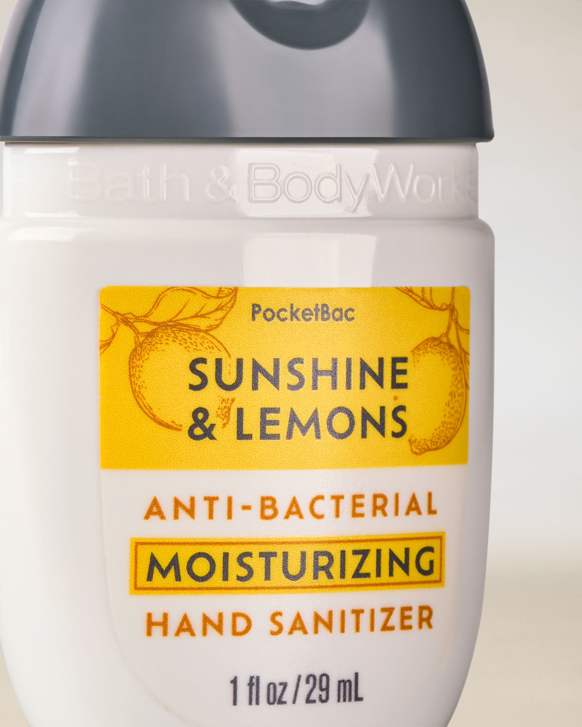 Moisturizing PocketBac Hand Sanitizer Sunshine & Lemons 1 fl oz / 29 mL - Image 2