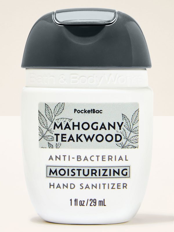 Moisturizing PocketBac Hand Sanitizer  Mahogany Teakwood 1 fl oz / 29 mL