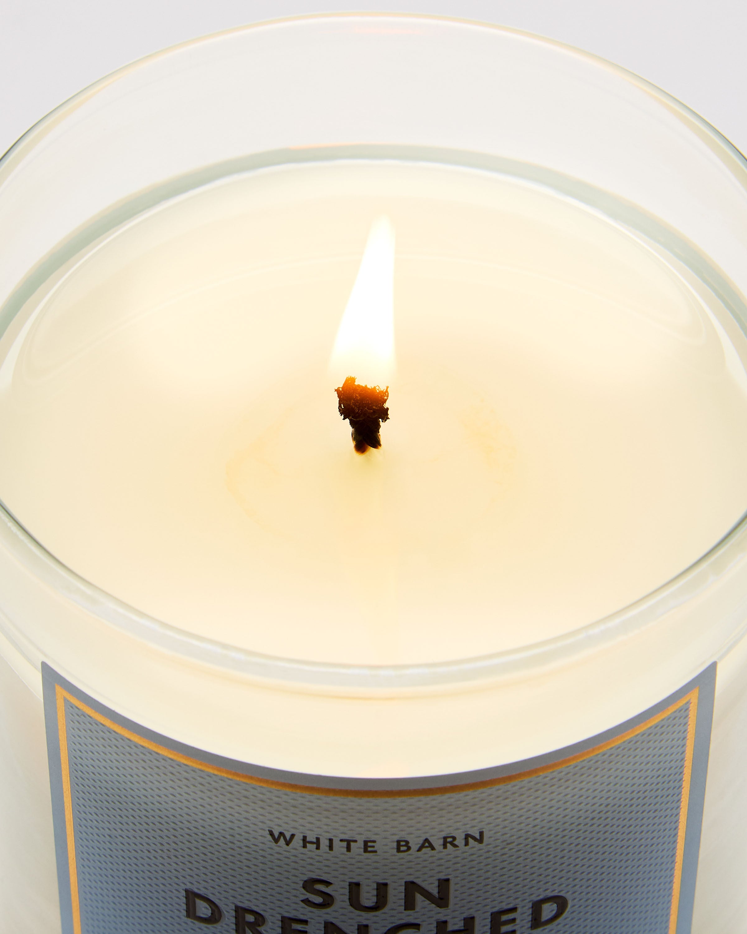 Single Wick Candle Sun Drenched Linen 8 oz / 227 g - Image 4