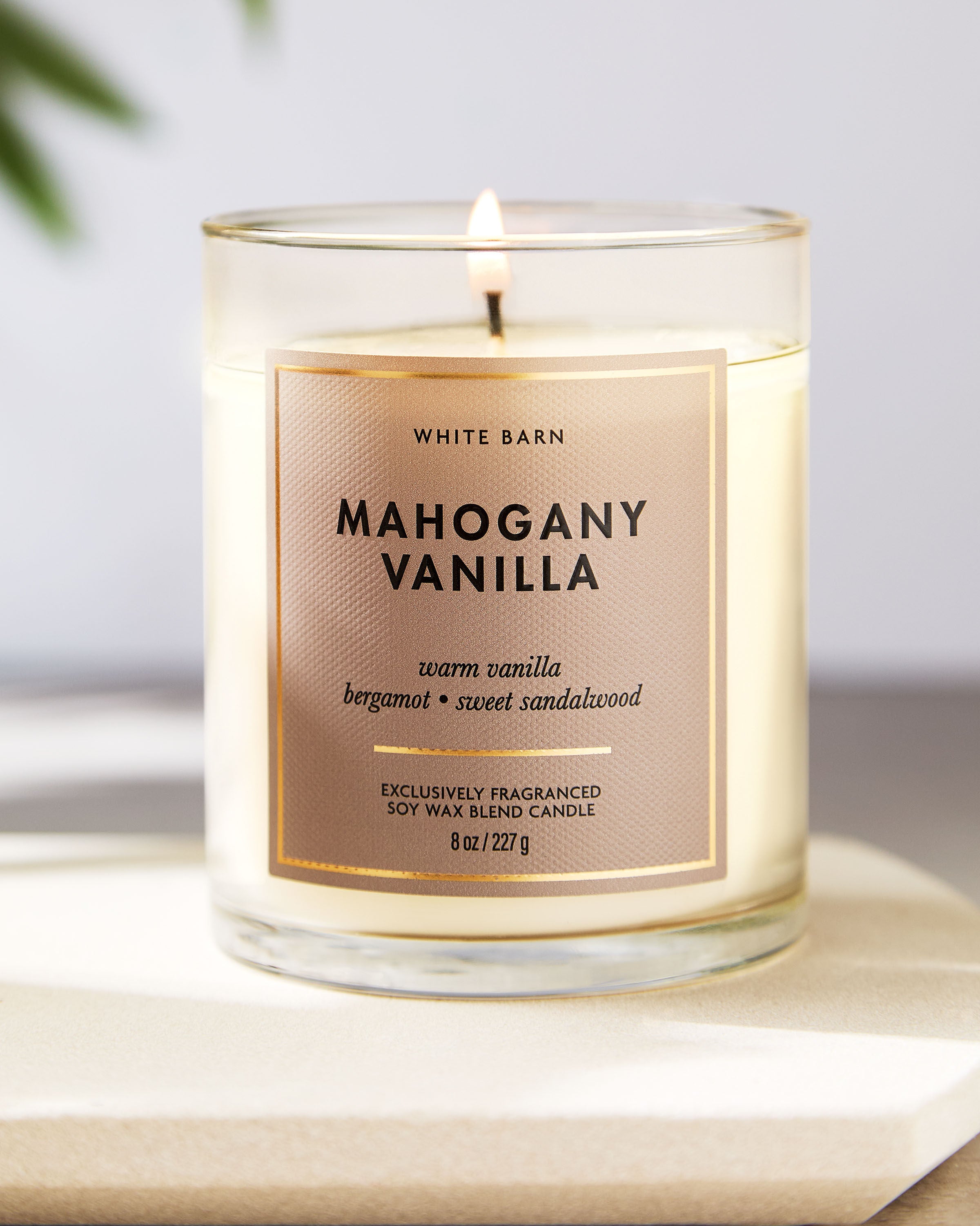 Single Wick Candle Mahogany Vanilla 8 oz / 227 g - Image 6