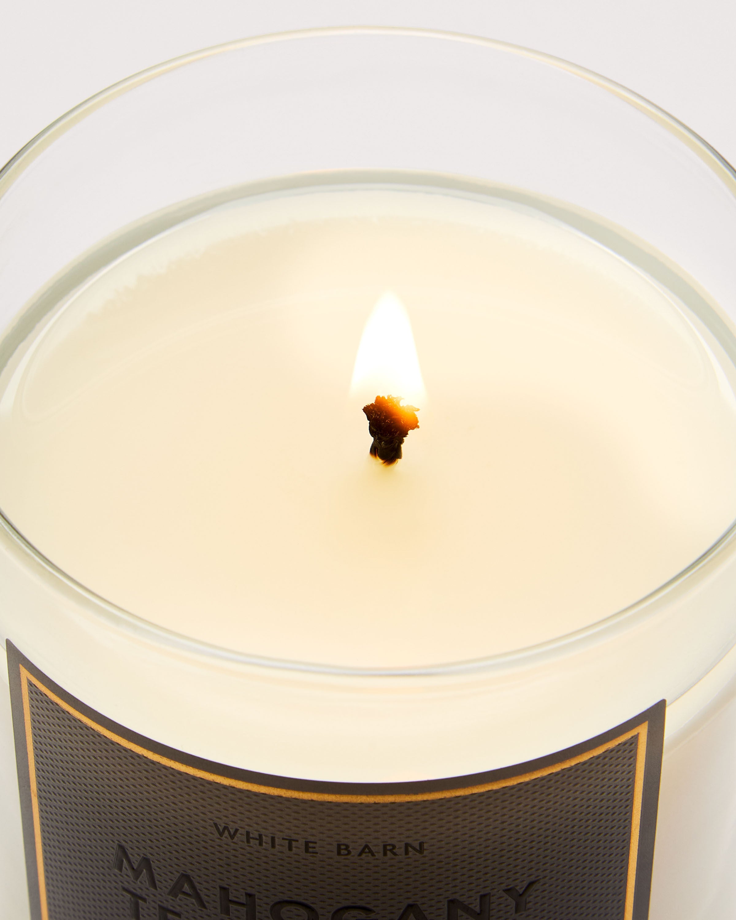 Single Wick Candle Mahogany Teakwood 8 oz / 227 g - Image 5