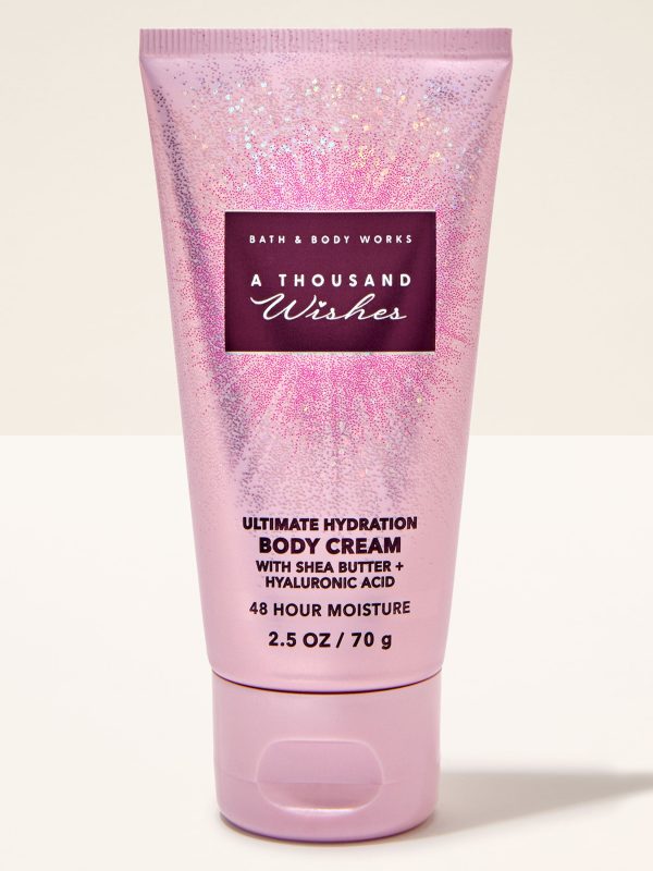 Travel Size Ultimate Hydration Body Cream A Thousand Wishes 2.5 oz / 70 g