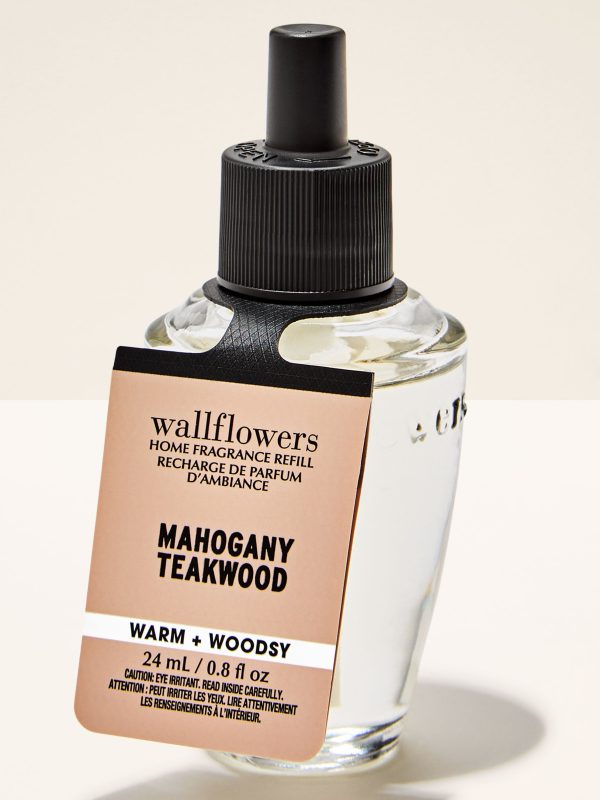Wallflowers Fragrance Refill  Mahogany Teakwood 0.8 fl oz / 24 mL