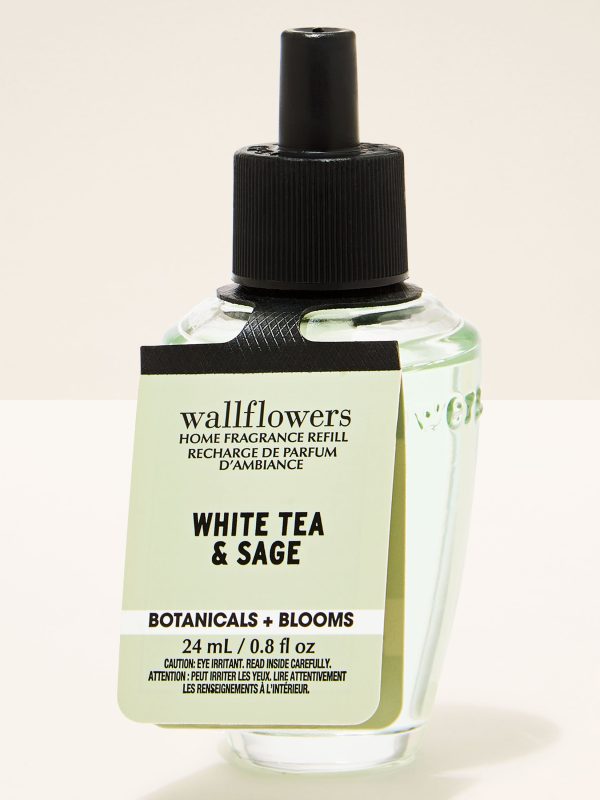 Wallflowers Fragrance Refill  White Tea & Sage 0.8 fl oz / 24 mL