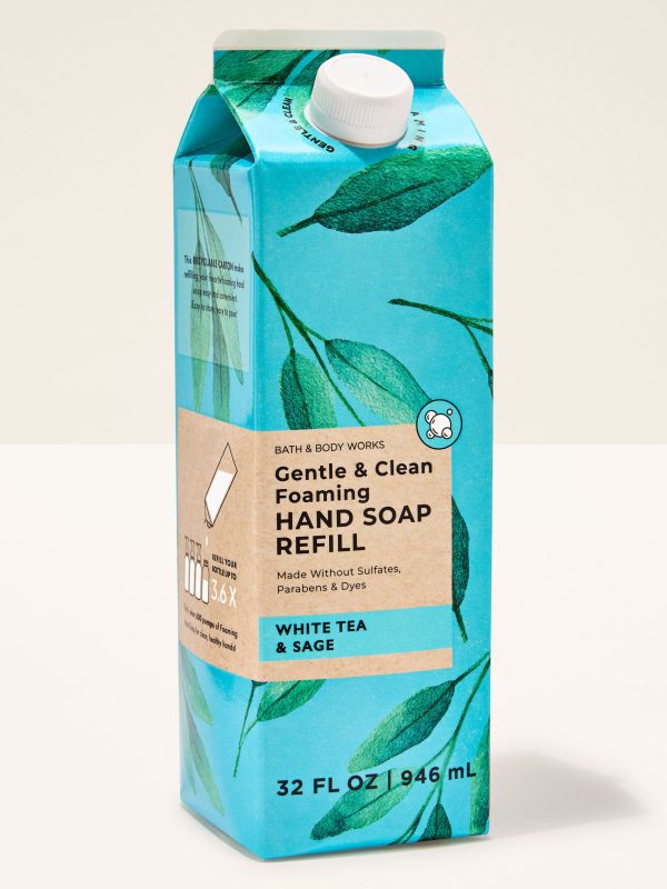 Gentle & Clean Foaming Refill  White Tea & Sage 32 fl oz / 946 ml