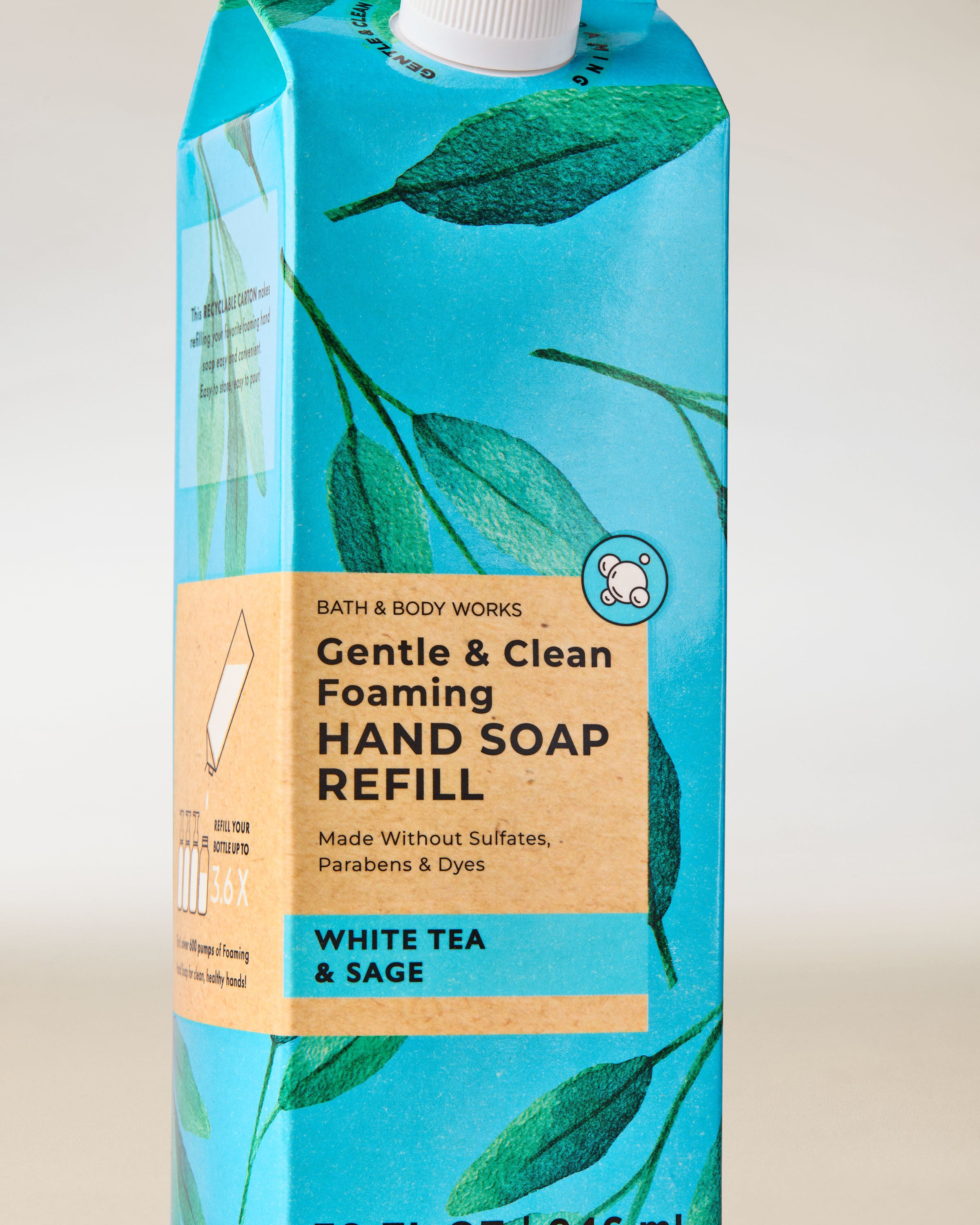 Gentle & Clean Foaming Refill White Tea & Sage 32 fl oz / 946 ml - Image 2