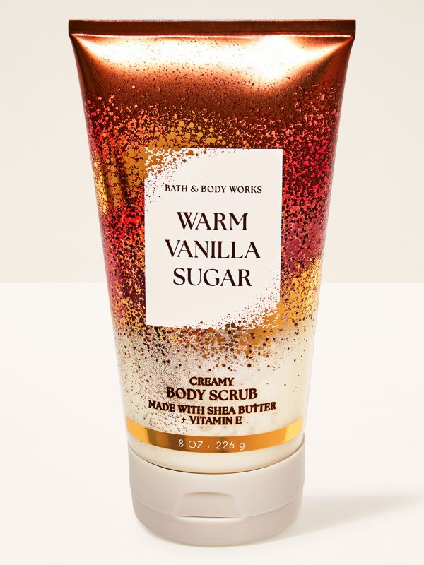 Creamy Body Scrub  Warm Vanilla Sugar 8 oz / 226 g