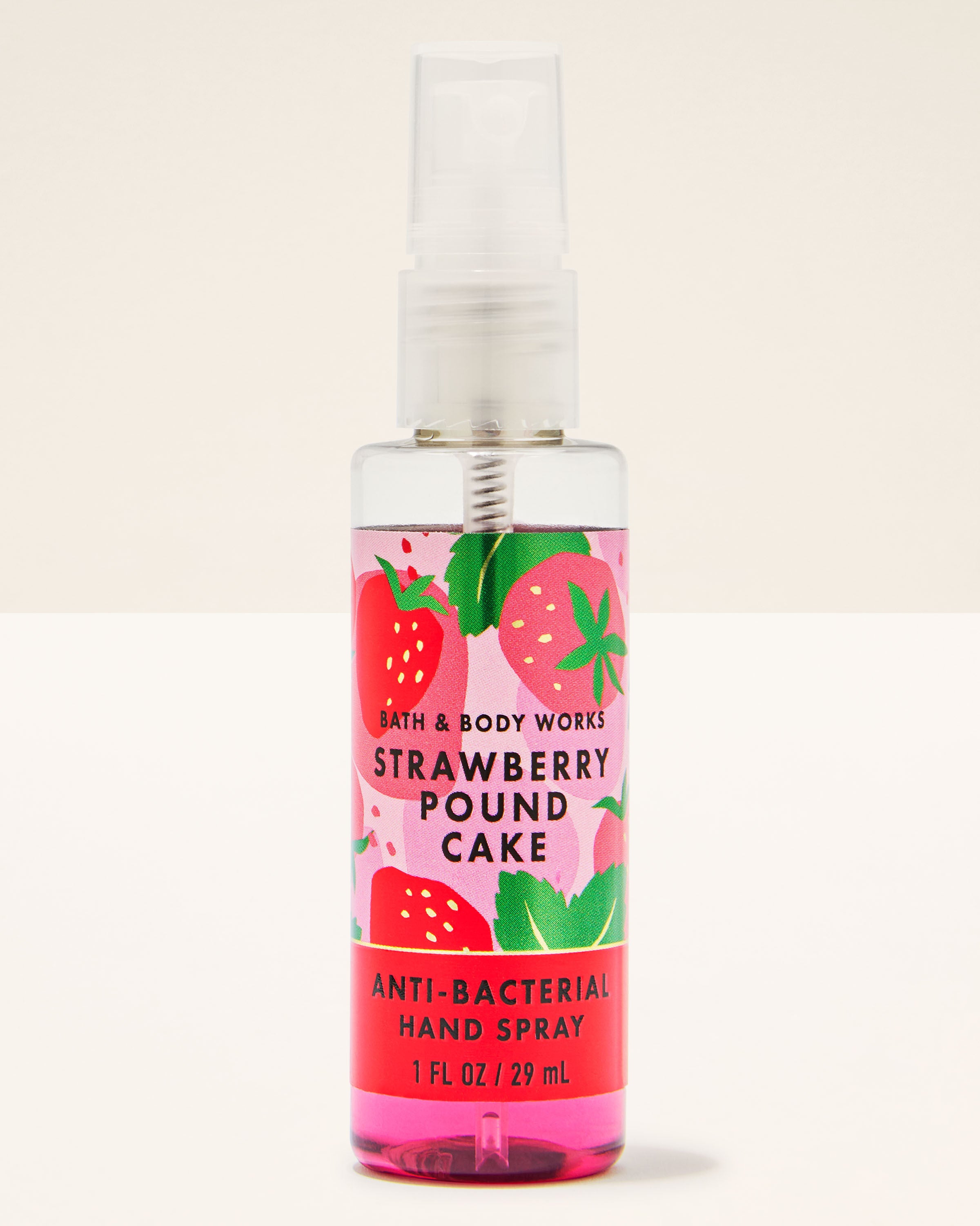Hand Sanitizer Spray Strawberry Pound Cake 1 fl oz / 29 mL
