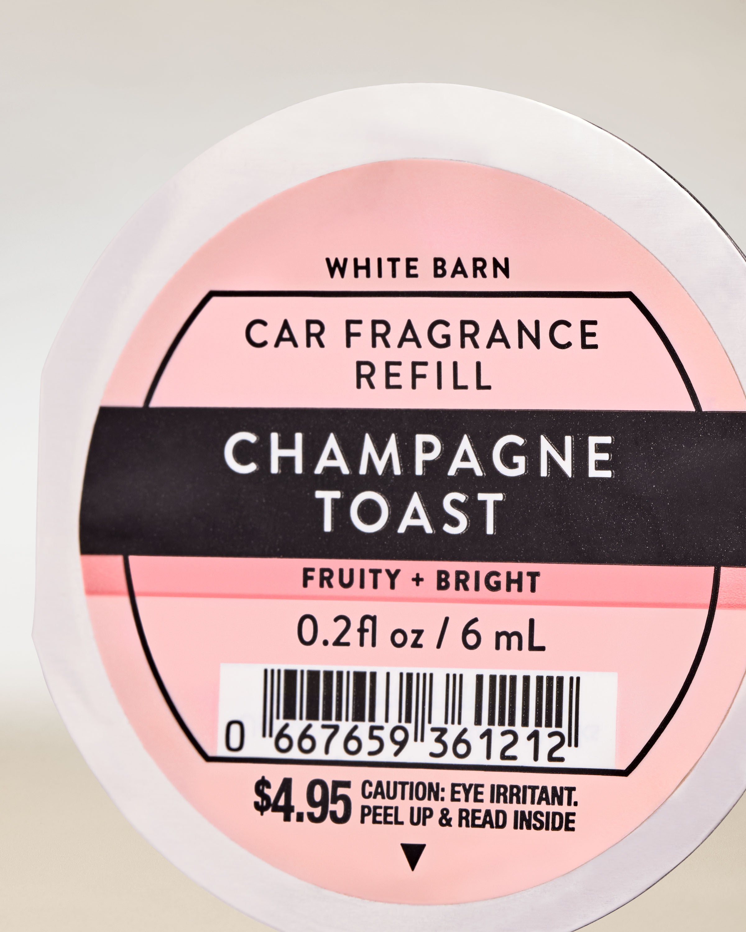 Car Fragrance Refill Champagne Toast 0.2 fl oz / 6 mL - Image 2