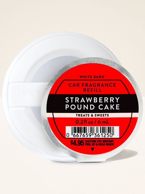 Car Fragrance Refill  Strawberry Pound Cake 0.2 fl oz / 6 mL