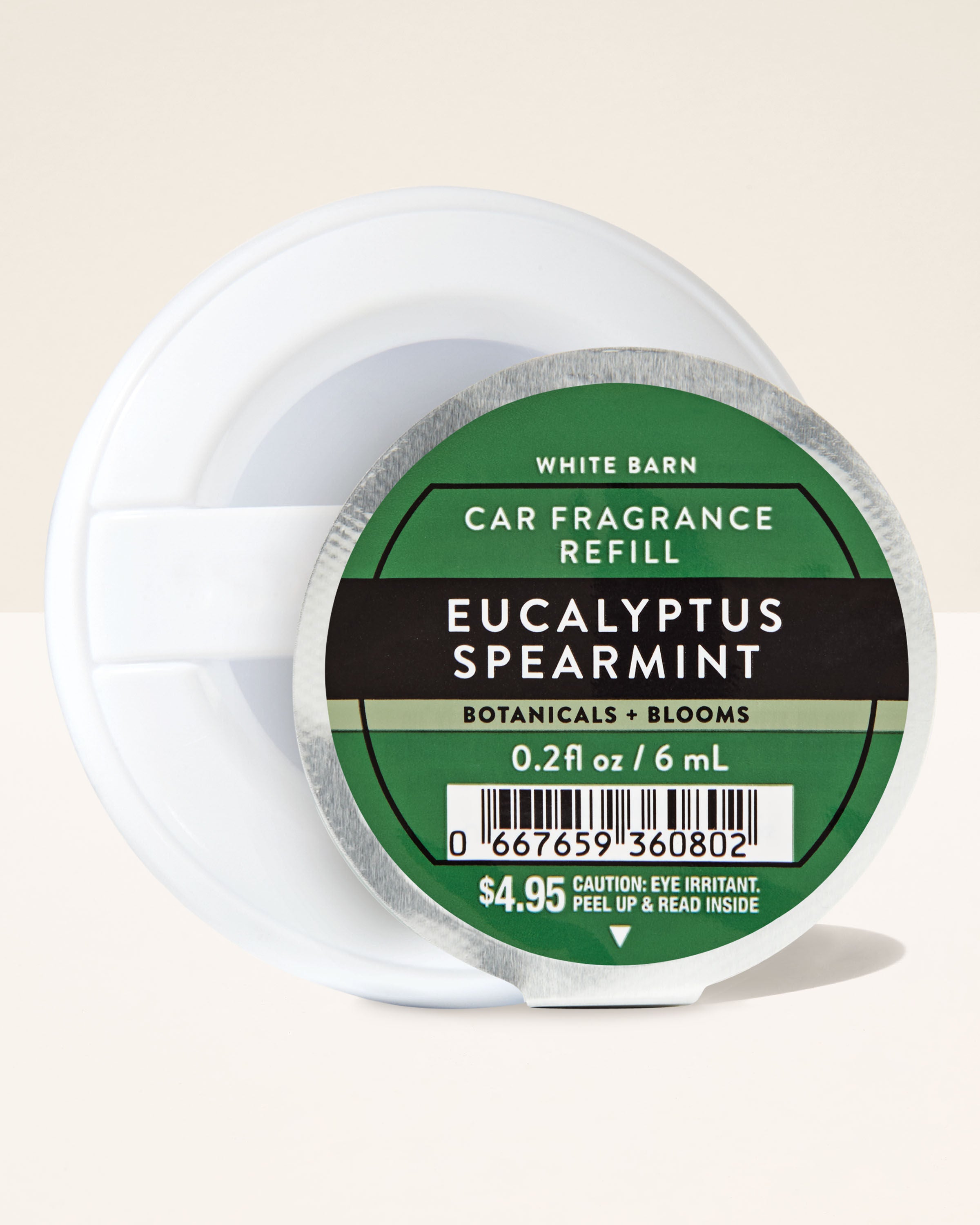 Car Fragrance Refill Eucalyptus Spearmint 0.2 fl oz / 6 mL
