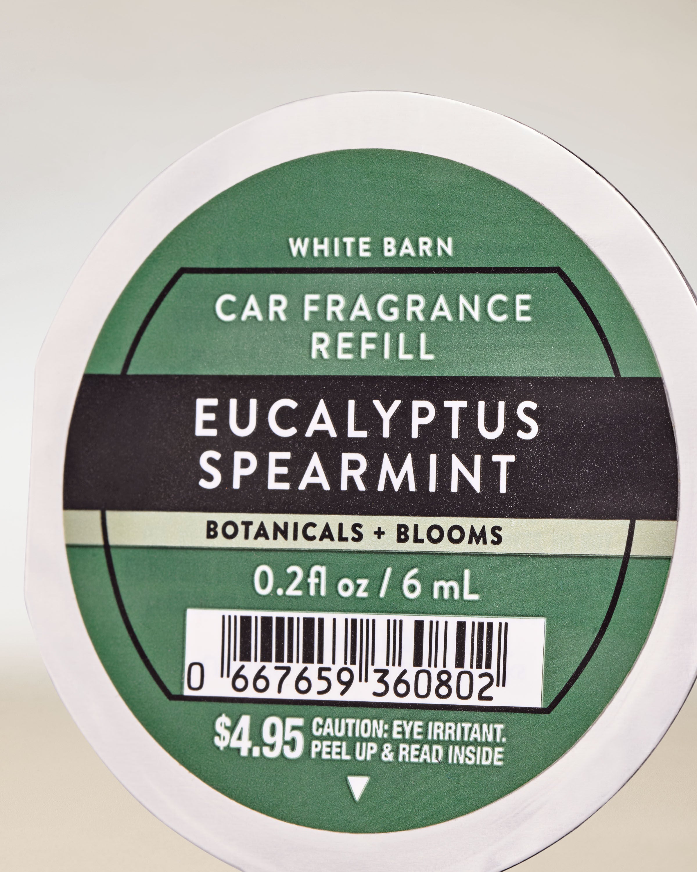 Car Fragrance Refill Eucalyptus Spearmint 0.2 fl oz / 6 mL - Image 2
