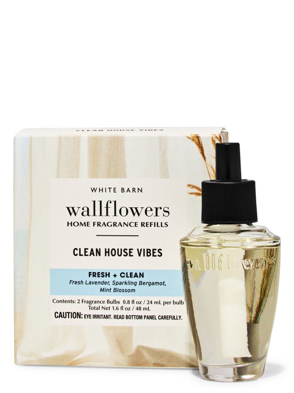 Wallflowers Refills 2-Pack  Clean House Vibes 0.8 fl oz / 24 mL, Each
