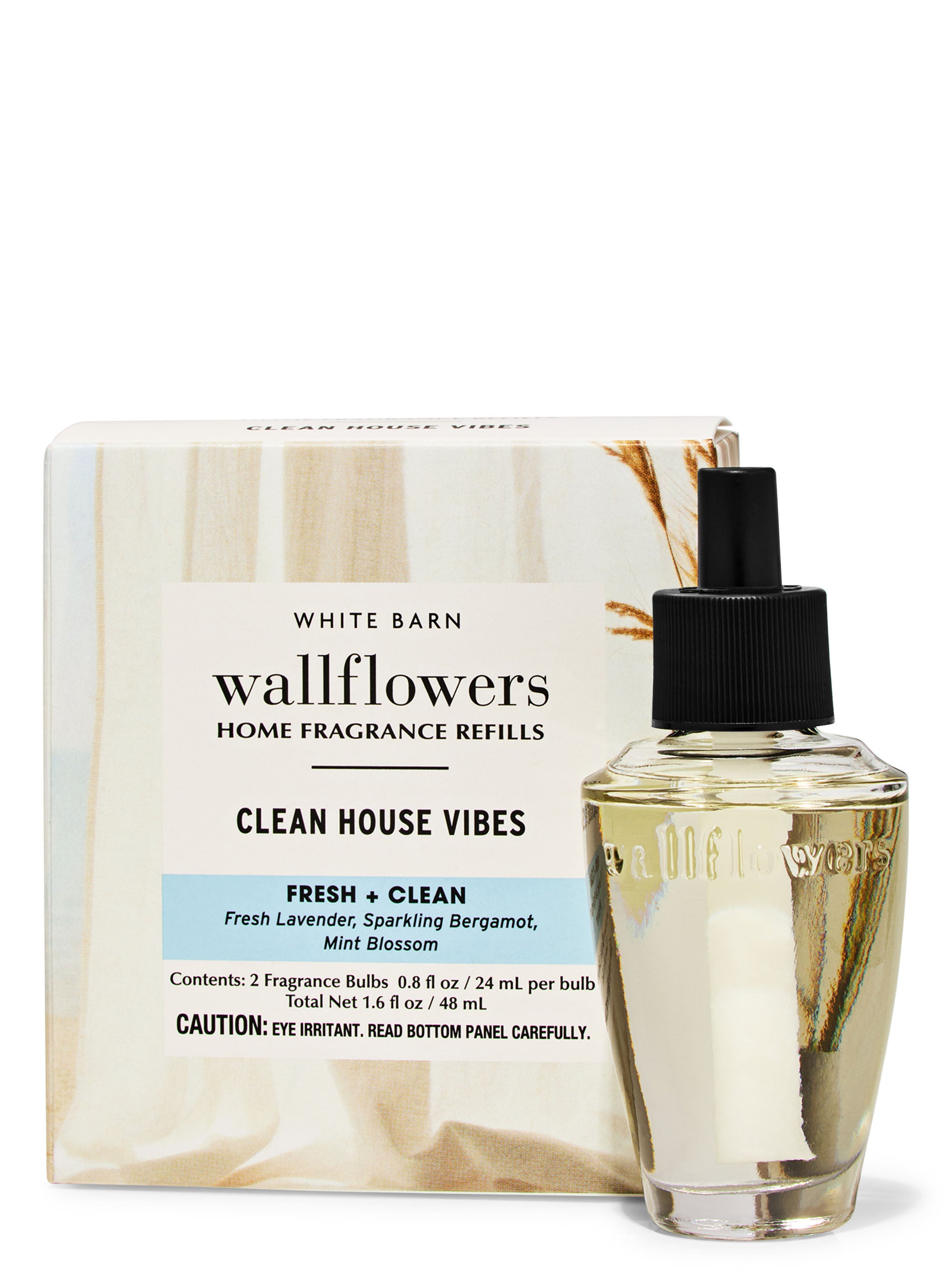 Wallflowers Refills 2-Pack Clean House Vibes 0.8 fl oz / 24 mL, Each