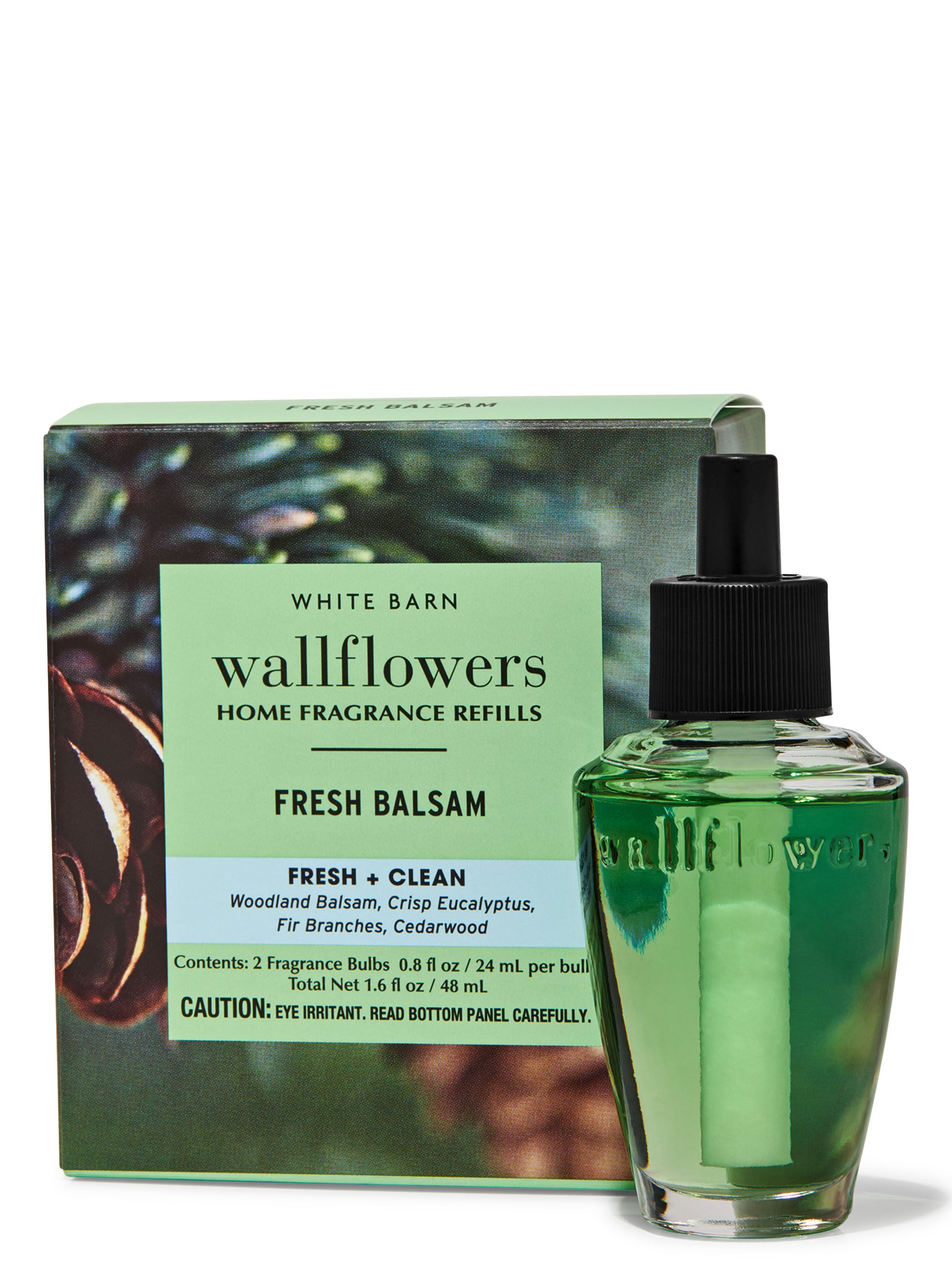 Wallflowers Refills 2-Pack Fresh Balsam 0.8 fl oz / 24 mL, Each