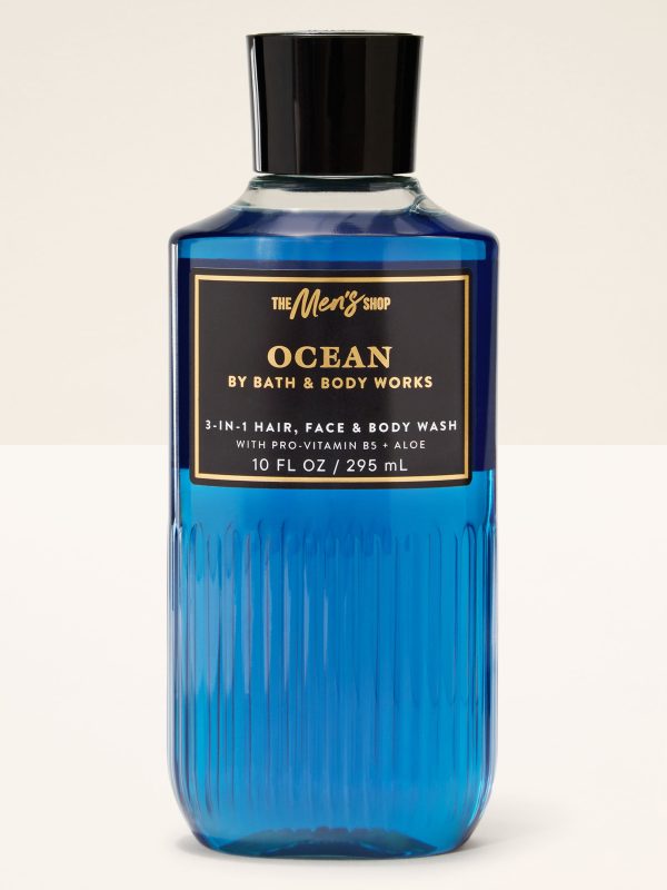 3-in-1 Hair, Face & Body Wash  Ocean 10 fl oz / 295 mL