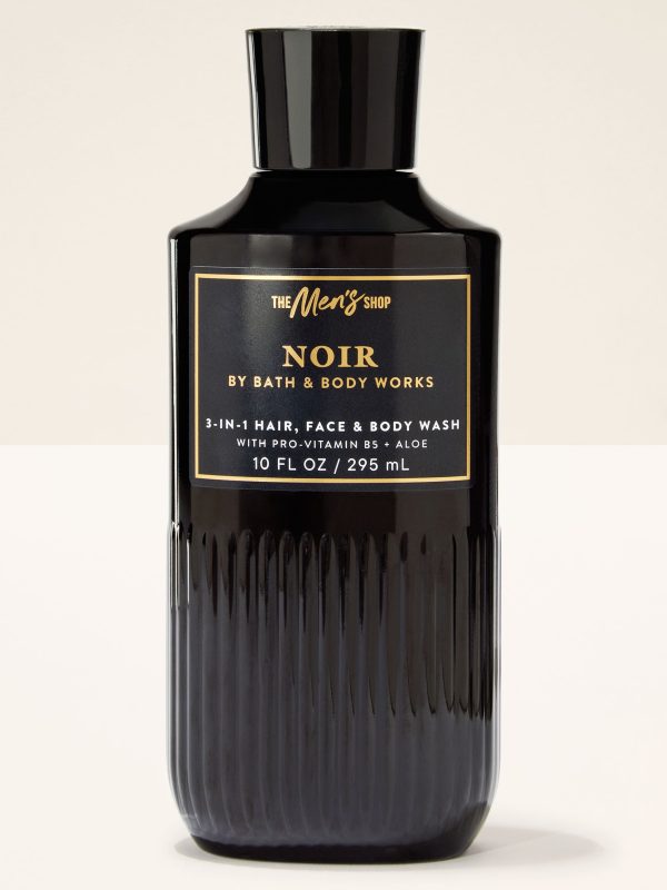 3-in-1 Hair, Face & Body Wash  Noir 10 fl oz / 295 mL