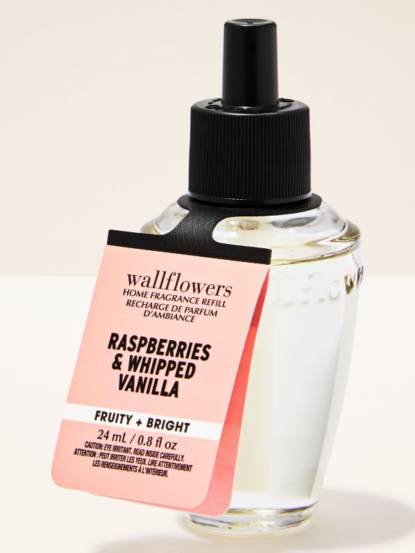 Wallflowers Fragrance Refill  Raspberries & Whipped Vanilla 0.8 fl oz / 24 mL