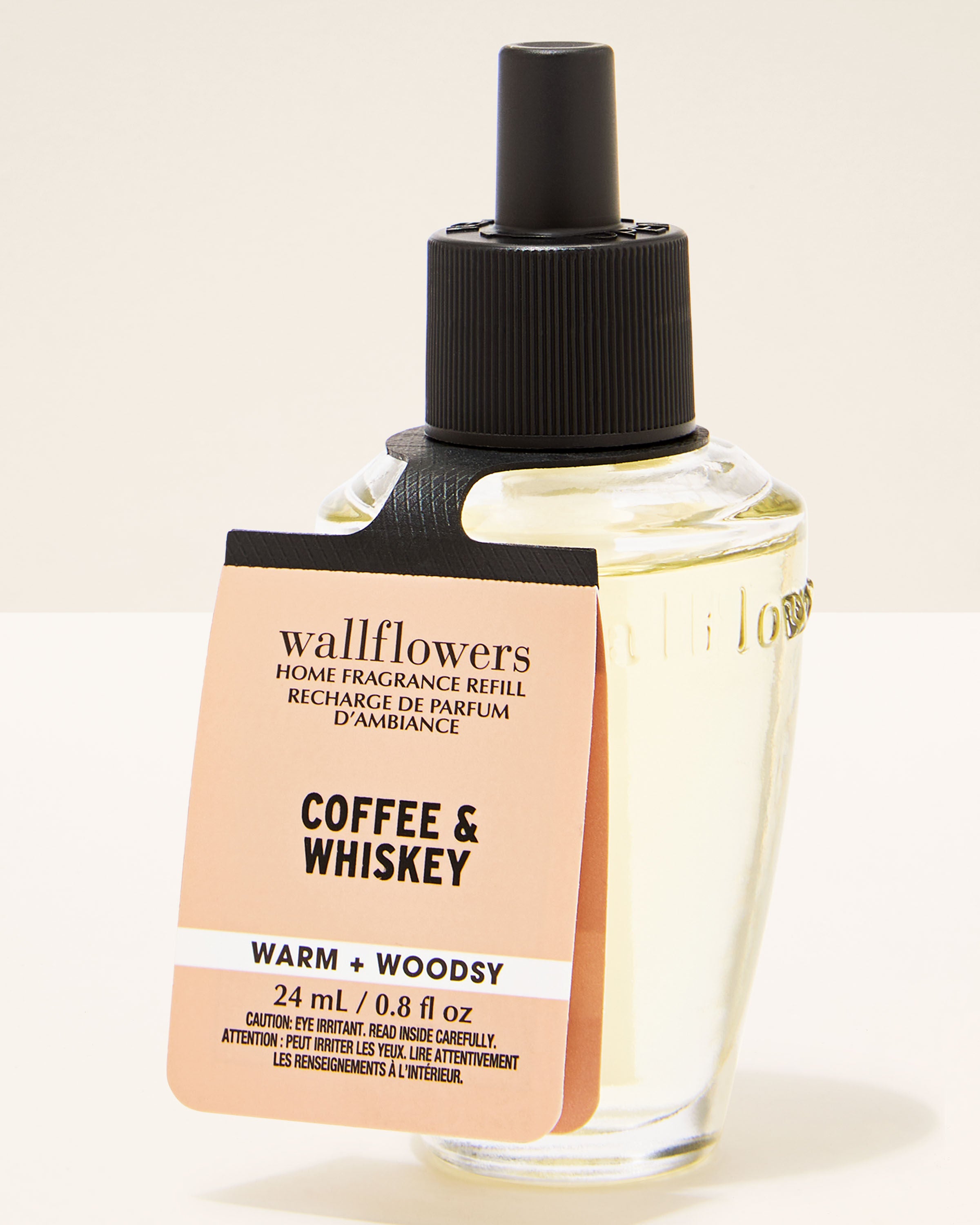 Wallflowers Fragrance Refill Coffee & Whiskey 0.8 fl oz / 24 mL