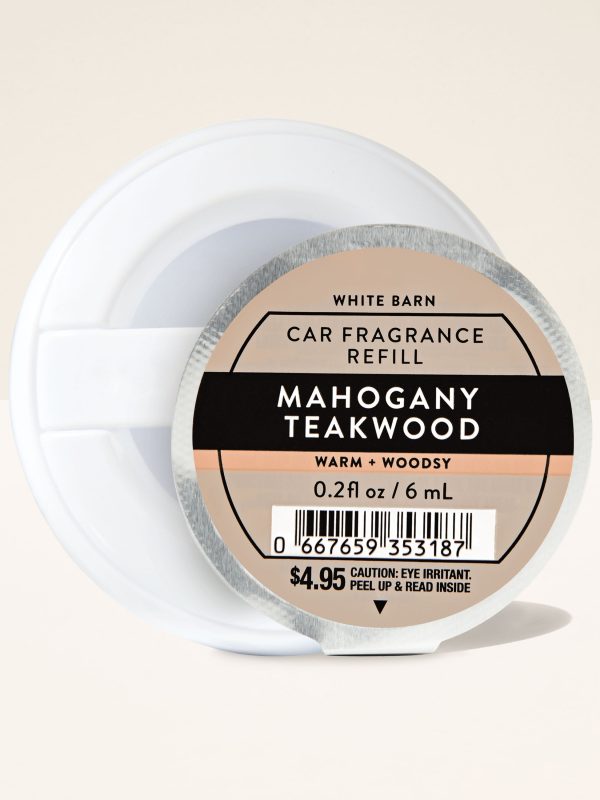 Car Fragrance Refill  Mahogany Teakwood 0.2 fl oz / 6 mL