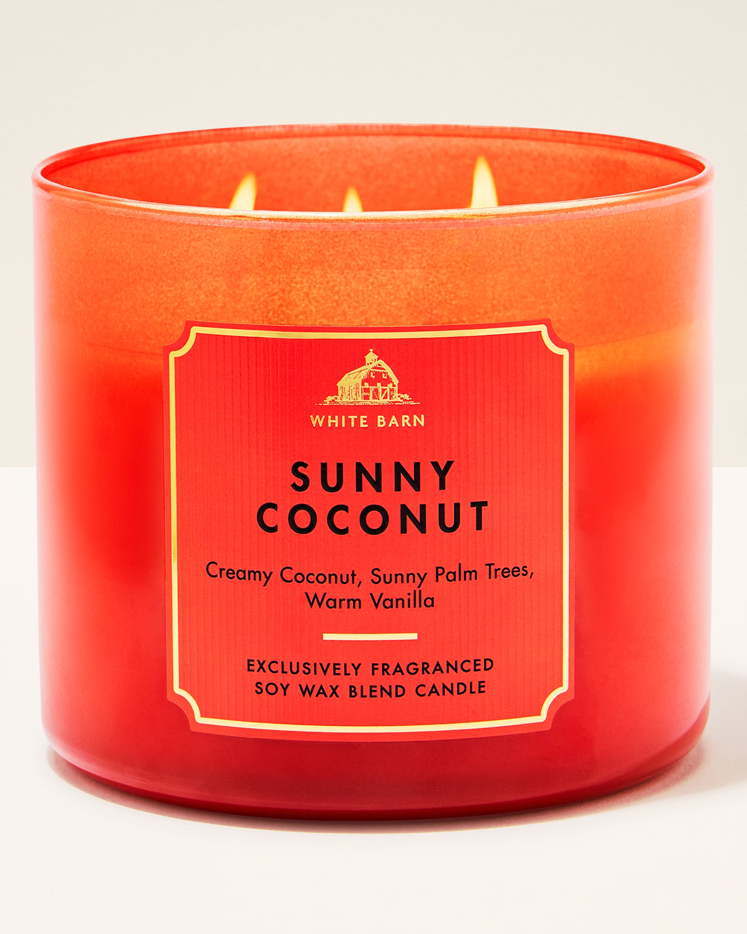 3-Wick Candle Sunny Coconut 14.5 oz / 411 g