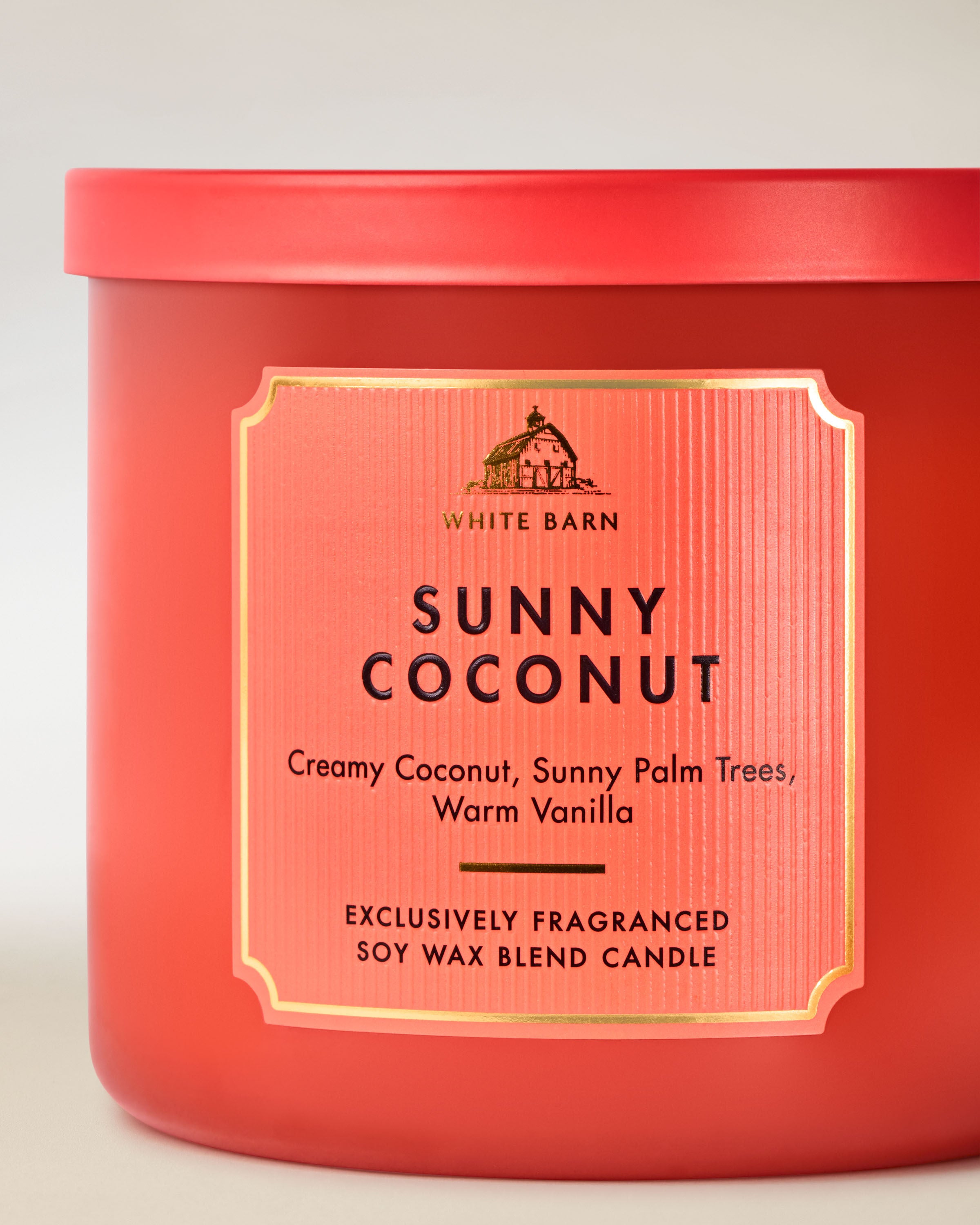 3-Wick Candle Sunny Coconut 14.5 oz / 411 g - Image 2