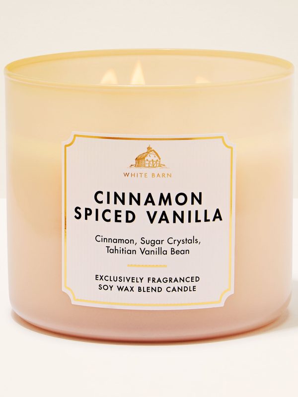 3-Wick Candle  Cinnamon Spiced Vanilla 14.5 oz / 411 g