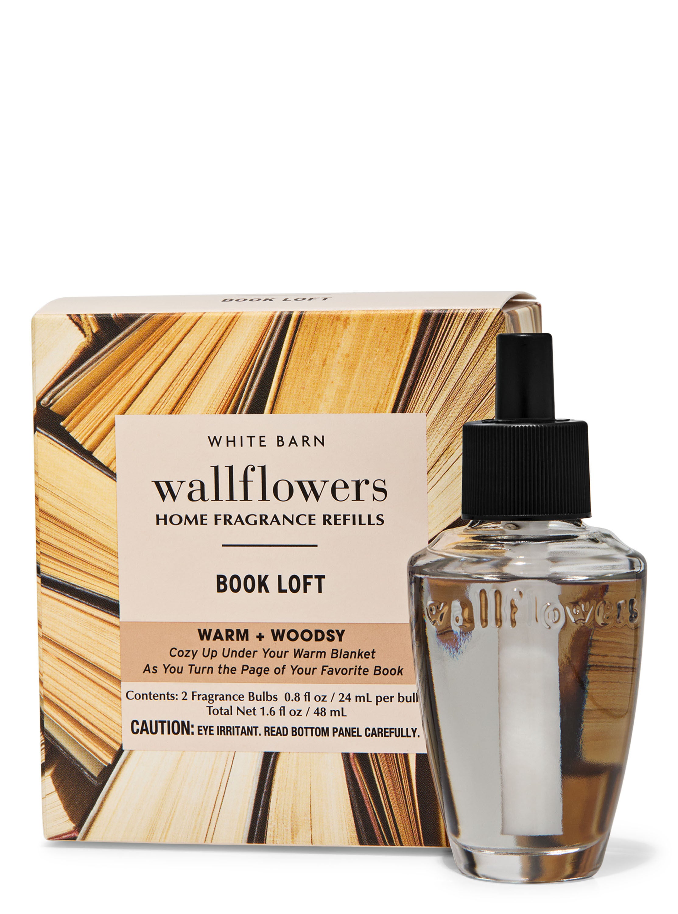 Wallflowers Refills 2-Pack Book Loft 0.8 fl oz / 24 mL, Each