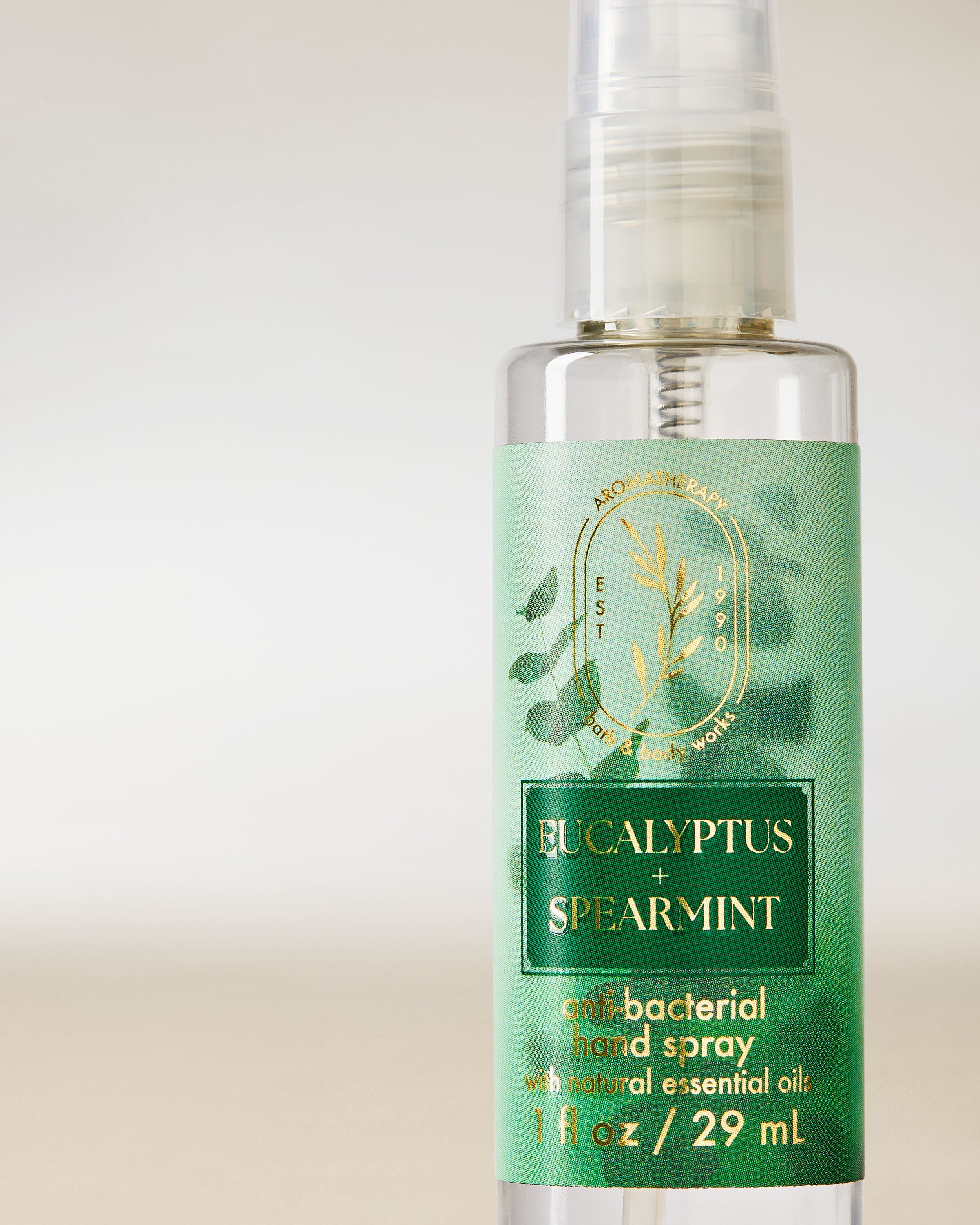 Hand Sanitizer Spray Eucalyptus Spearmint 1 fl oz / 29 mL - Image 2