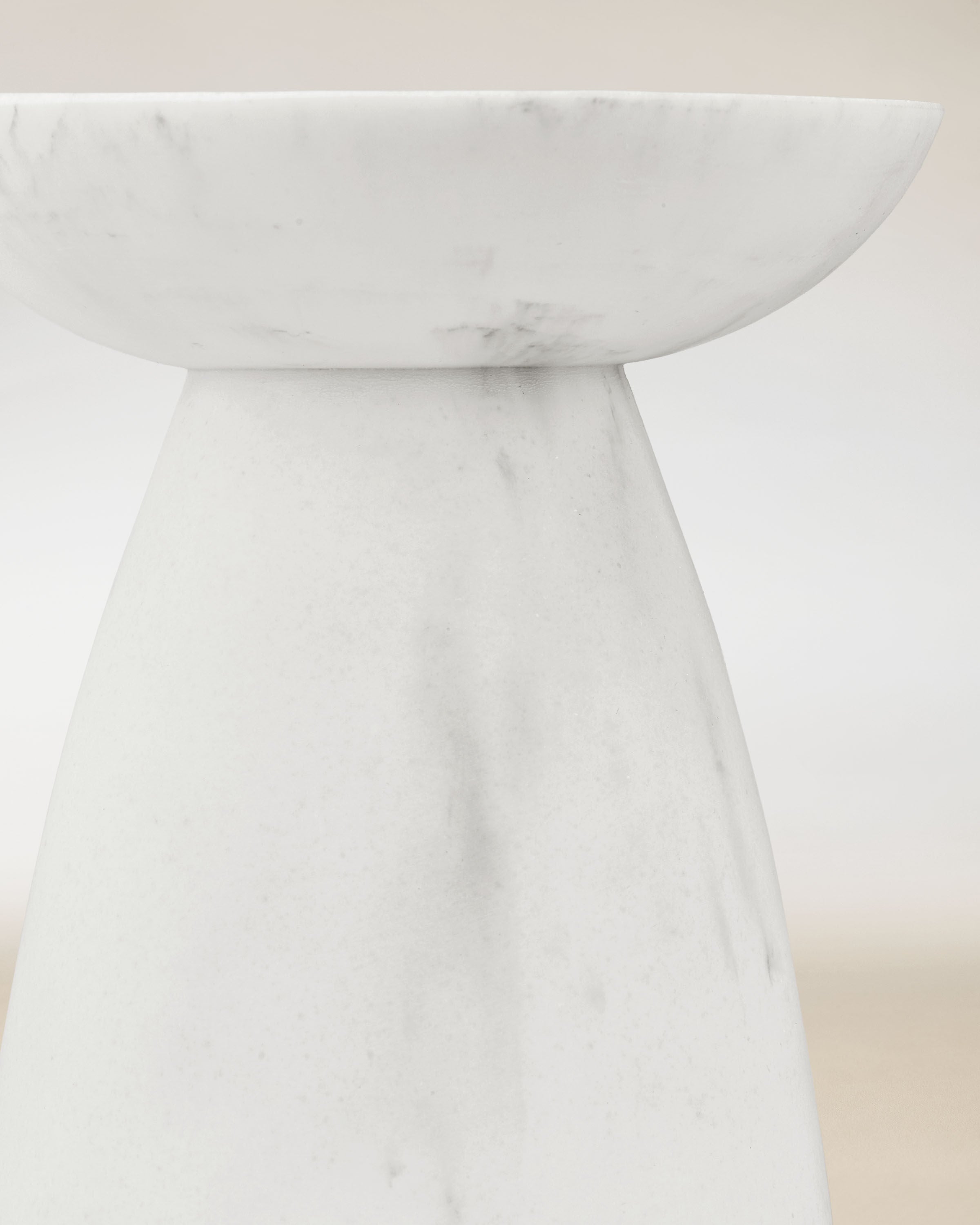 3-Wick Candle Holder Marble Pedestal - Image 3
