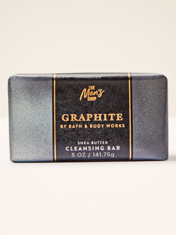 Shea Butter Cleansing Bar Graphite 5 oz / 141.75 g