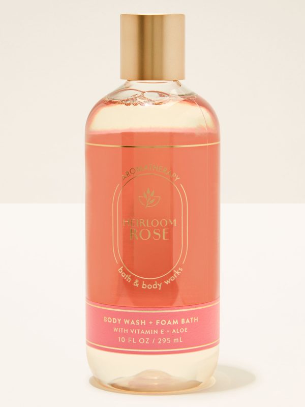 Body Wash & Foam Bath  Heirloom Rose 10 fl oz / 295 ml
