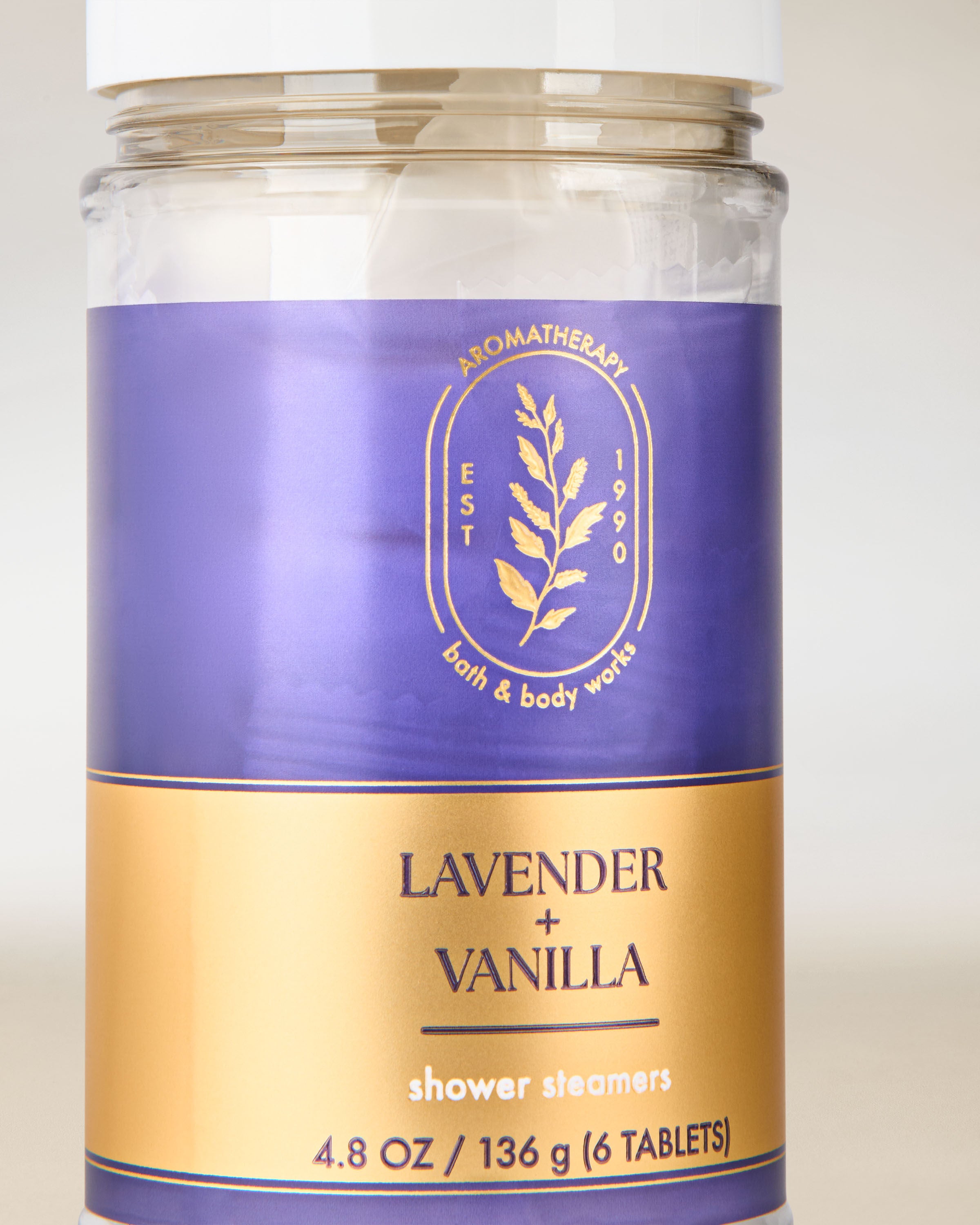 Shower Steamers Lavender Vanilla 4.8 oz / 136 g (6 tablets) - Image 2