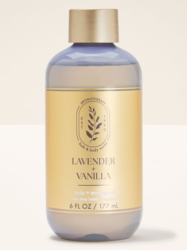 Body and Massage Oil  Lavender Vanilla 6 fl oz / 177 ml
